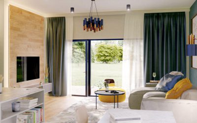 Bungalov B88 vizualizace interiéru