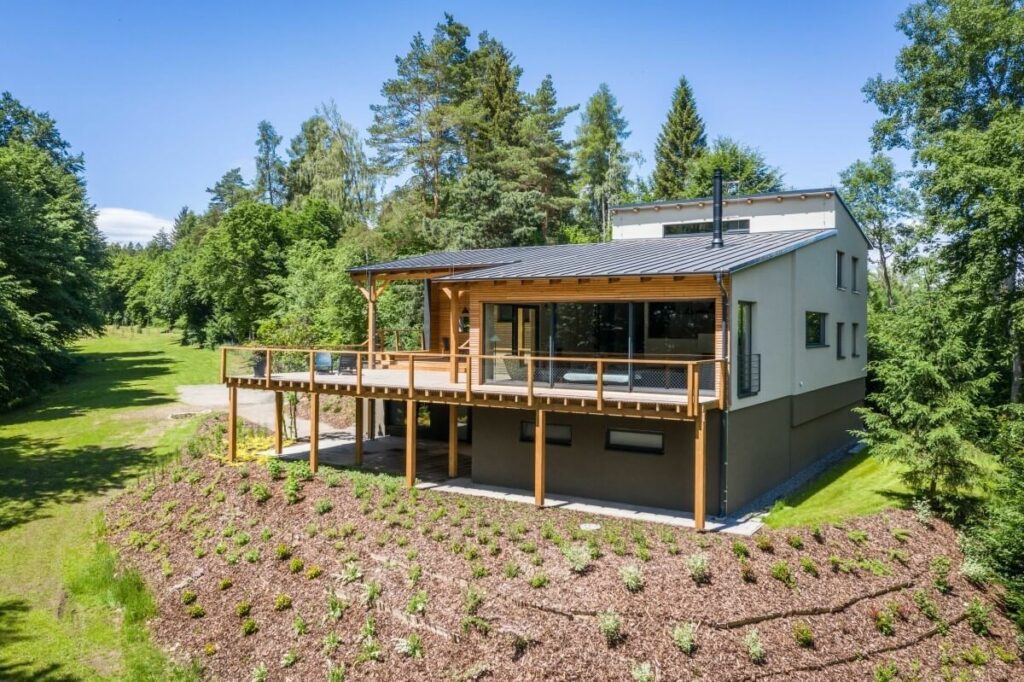 Dřevostavba ušitá na míru v srdci Drahanské vrchoviny