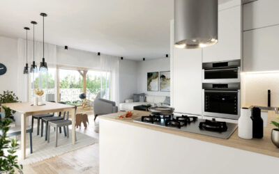 Interiér domu B114 - dřevostavba Prefast typu bungalov