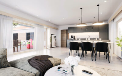 Interiér domu B115 - dřevostavba Prefast typu bungalov