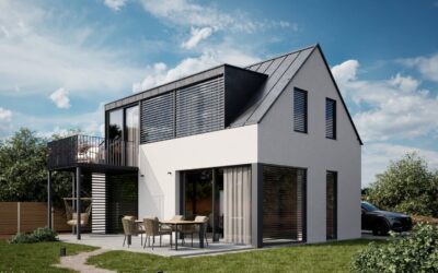 Klasický dům K100 V2 redesign dřevostavby Prefast vizualizace