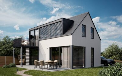 Klasický dům K100 V2 redesign dřevostavby Prefast vizualizace