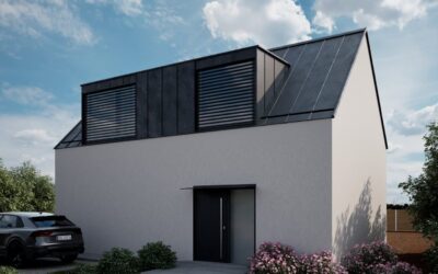 Klasický dům K100 V2 redesign dřevostavby Prefast vizualizace