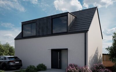 Klasický dům K100 V2 redesign dřevostavby Prefast vizualizace