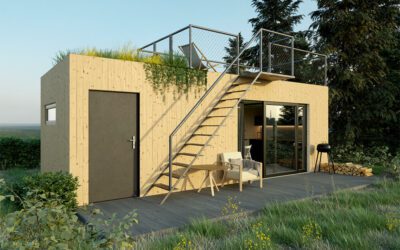 Modulový dům typ 1 - exteriér - tiny house Prefast