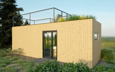 Modulový dům typ 1 - exteriér - tiny house Prefast
