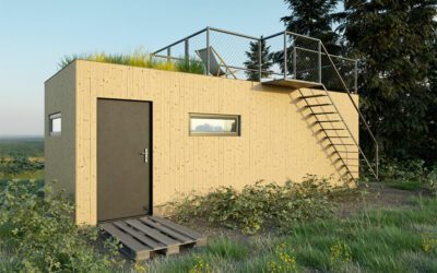 Modulový dům typ 2 - exteriér - tiny house Prefast