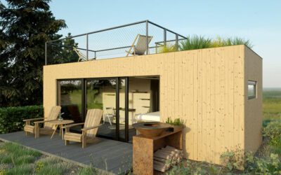 Modulový dům typ 2 - exteriér - tiny house Prefast