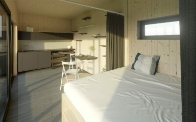 Modulový dům typ 2 - interiér - tiny house Prefast