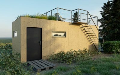 Modulový dům typ 3 - exteriér - tiny house Prefast