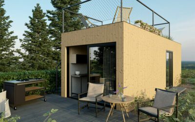 Modulový dům typ 3 - exteriér - tiny house Prefast