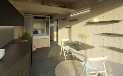 Modulový dům typ 3 - interiér - tiny house Prefast
