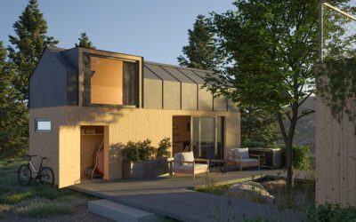 Modulový dům typ 4 - exteriér - tiny house Prefast