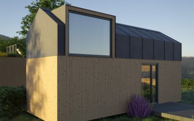 Modulový dům typ 4 - exteriér - tiny house Prefast