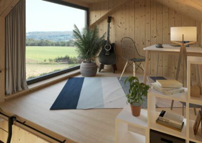 Modulový dům typ 4 - interiér - tiny house Prefast